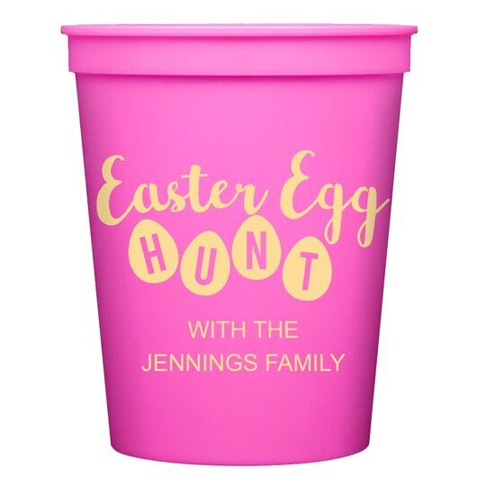Easter Egg Hunt Stadium Cups